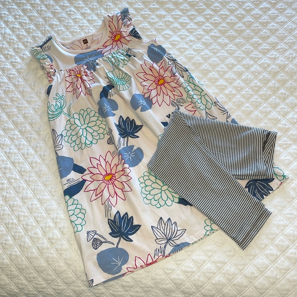 TEA COLLECTION DRESS and Capris Size 10